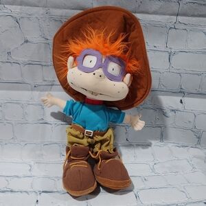 Rugrats Chuckie Safari Plush Doll 16" Nickelodeon Nostalgia Nostalgic 90's